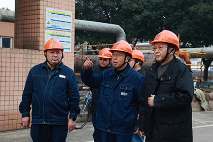 澳门十大老牌信誉平台排行榜股份公司总经理傅利才一行深入大修现场检查指导工作