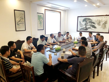 澳门十大老牌信誉平台排行榜股份公司总经理赵永清带队走访华东市场并慰问九禾江津复肥基地员工