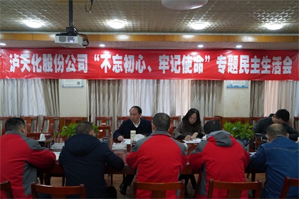 澳门十大老牌信誉平台排行榜股份公司召开领导班子“不忘初心、牢记使命”主题教育专题民主生活会