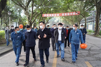 泸州市副市长付小平率队调研澳门十大老牌信誉平台排行榜天宇油脂公司