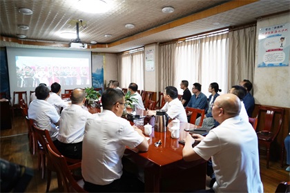 澳门十大老牌信誉平台排行榜股份公司领导班子和各基层党组织集体收看庆祝中国共产党成立100周年大会