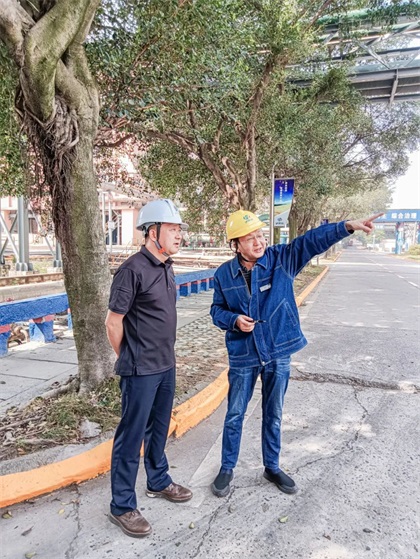 澳门十大老牌信誉平台排行榜股份公司监事会主席罗航到生产现场调研