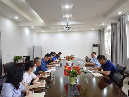 澳门十大老牌信誉平台排行榜股份公司党委书记、董事长廖廷君到进出口公司调研指导工作
