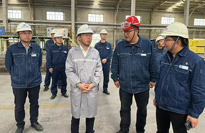 澳门十大老牌信誉平台排行榜股份公司总经理傅利才一行到和宁公司调研指导工作