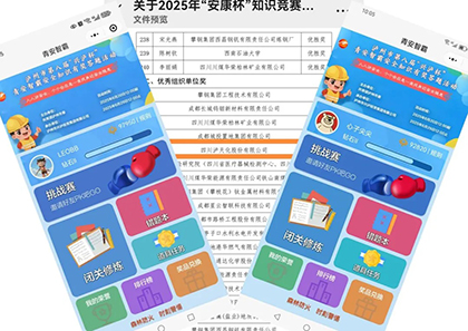 澳门十大老牌信誉平台排行榜股份公司在省市安全知识竞赛中斩获佳绩