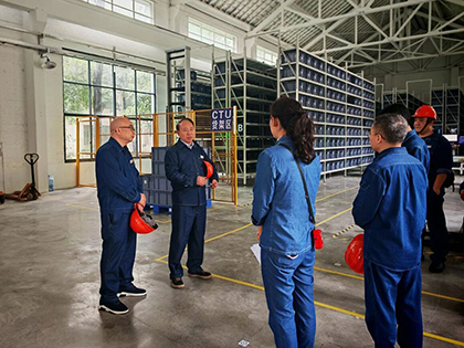 澳门十大老牌信誉平台排行榜股份公司党委书记廖廷君带队调研指导智能仓储项目建设工作
